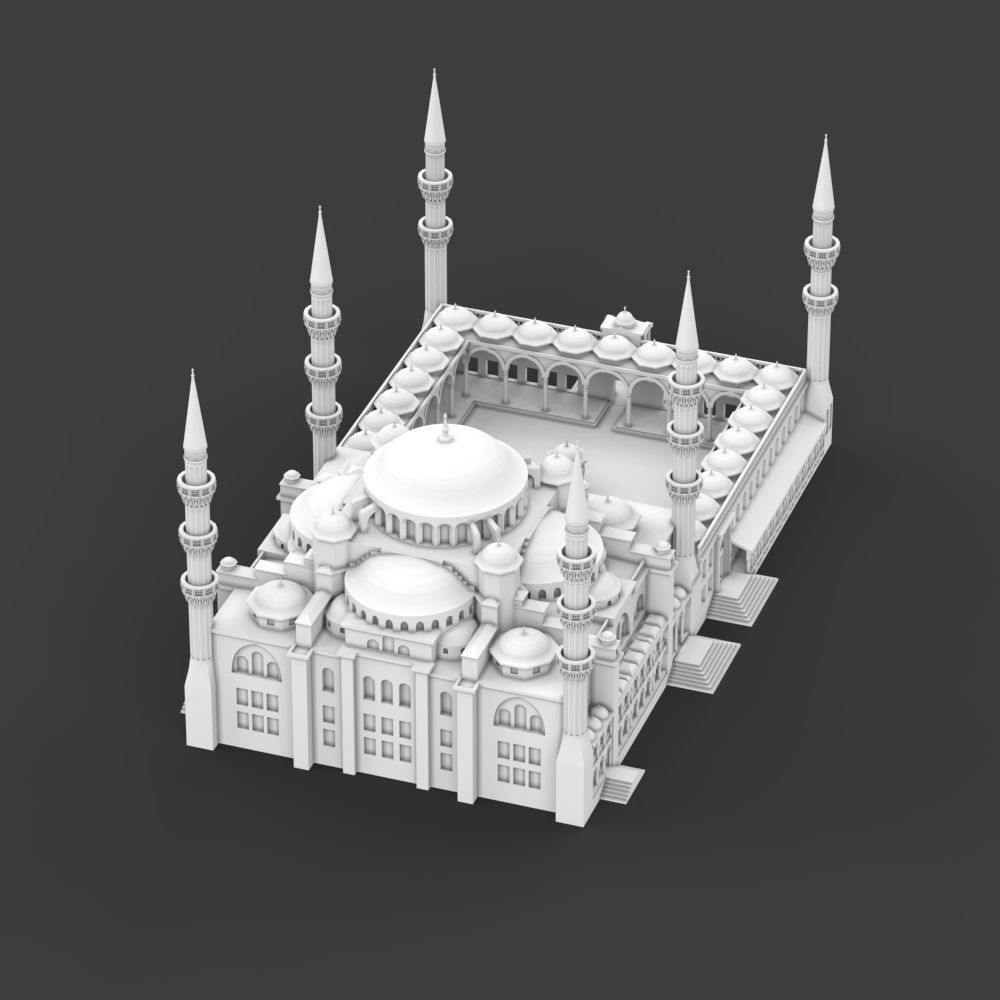 The Blue Mosque 3D print model_8