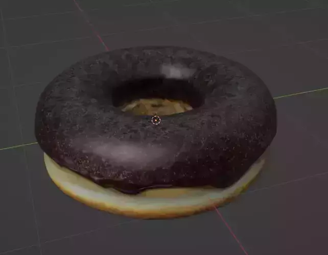 chocolate glazed donut