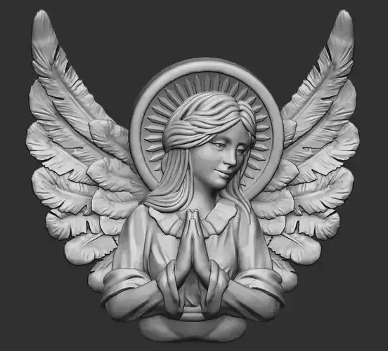 Angel Pendant Medallion
