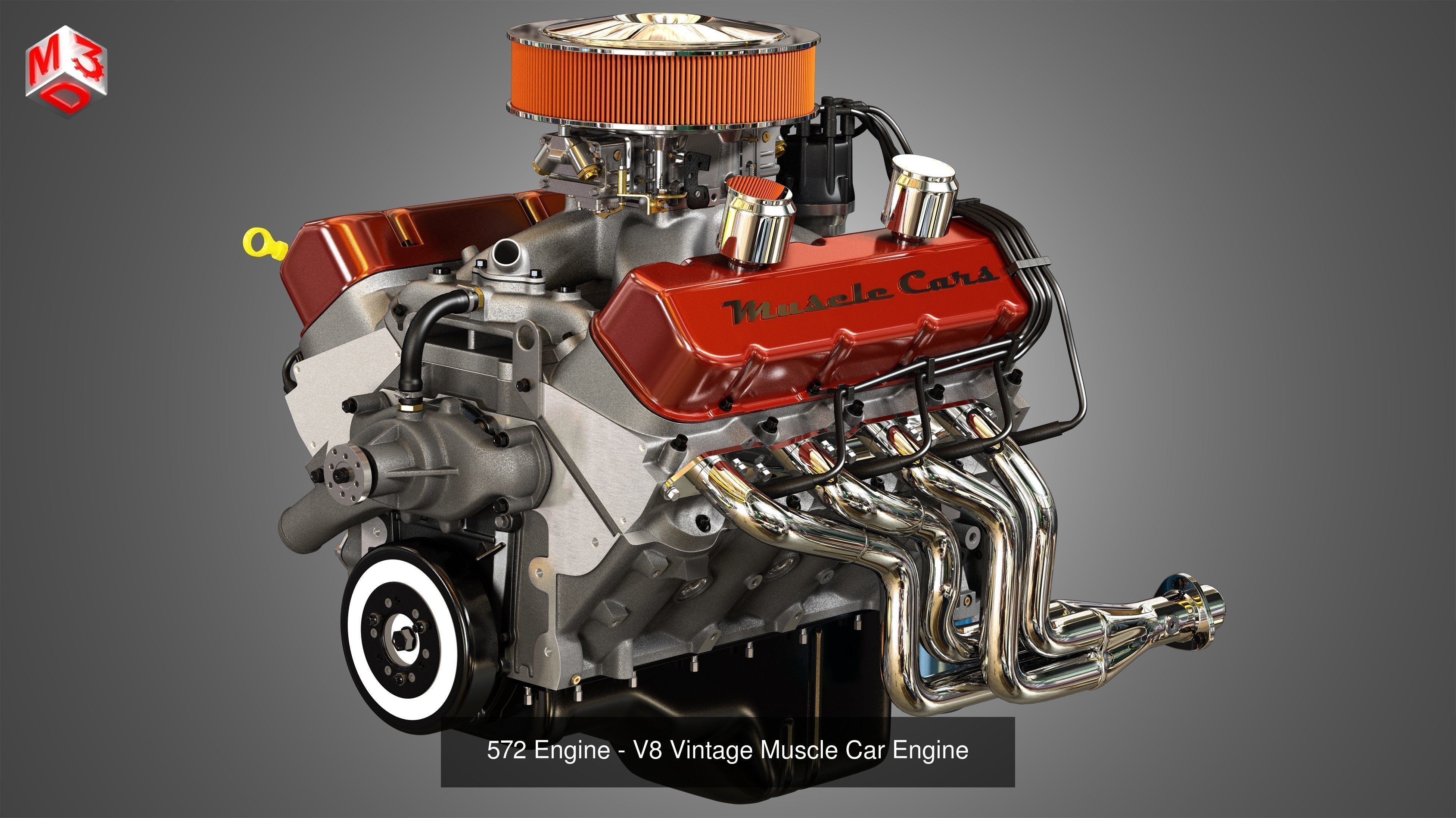 Engines Package - V3- Sport Car Engines 3D Model Collection_7