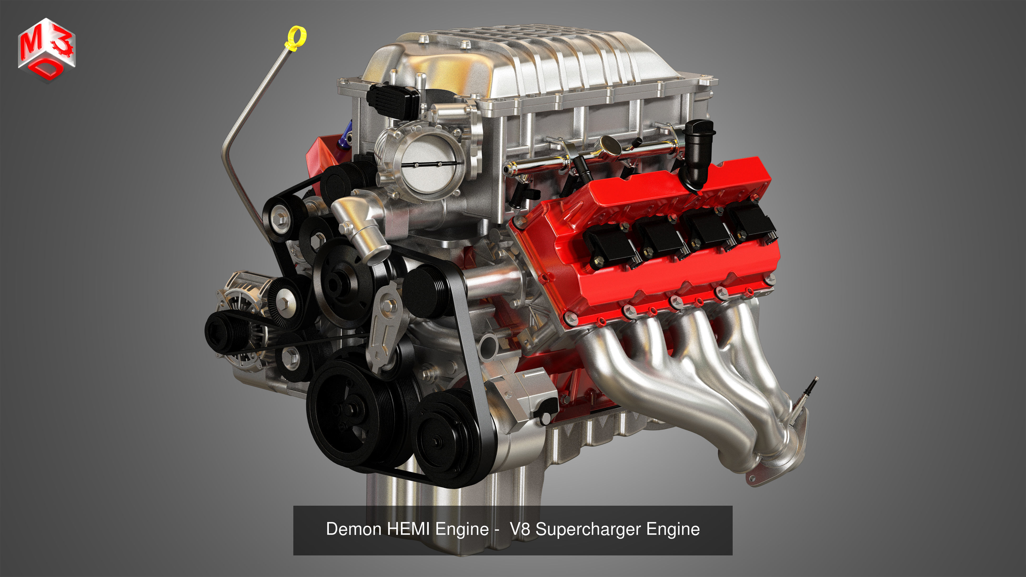 Engines Package - V3- Sport Car Engines 3D Model Collection_5