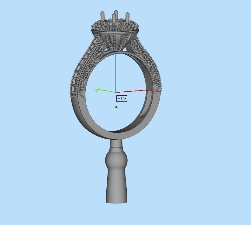 gold ring code 27 3D print model_3