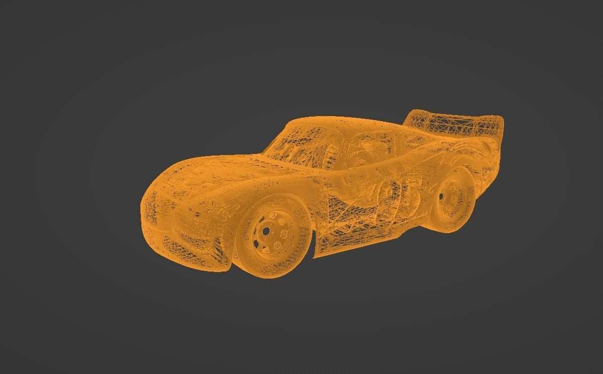 Mcqueen Lightning Cars 3D model High quality 3D print model_6