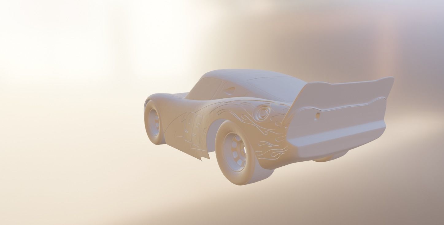 Mcqueen Lightning Cars 3D model High quality 3D print model_5