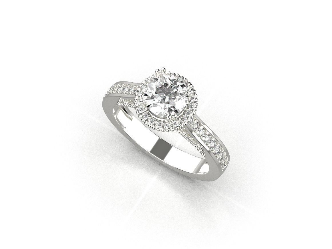 gold ring code 19 3D print model_9