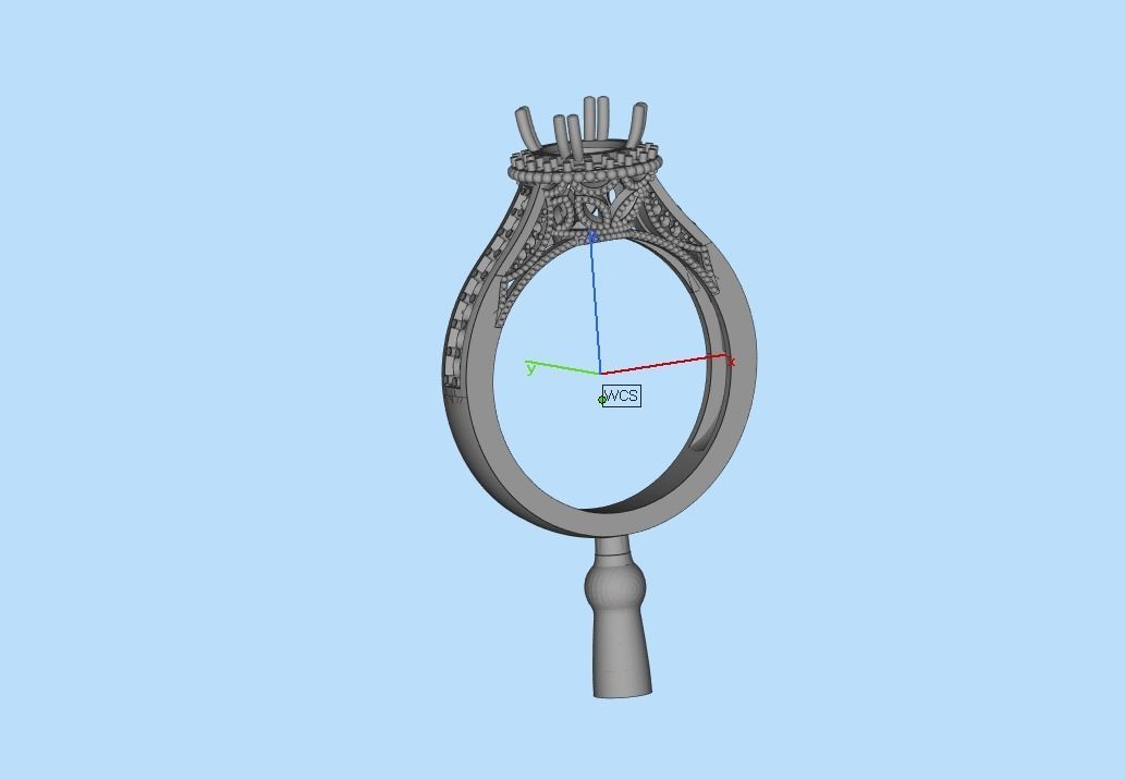 gold ring code 19 3D print model_14