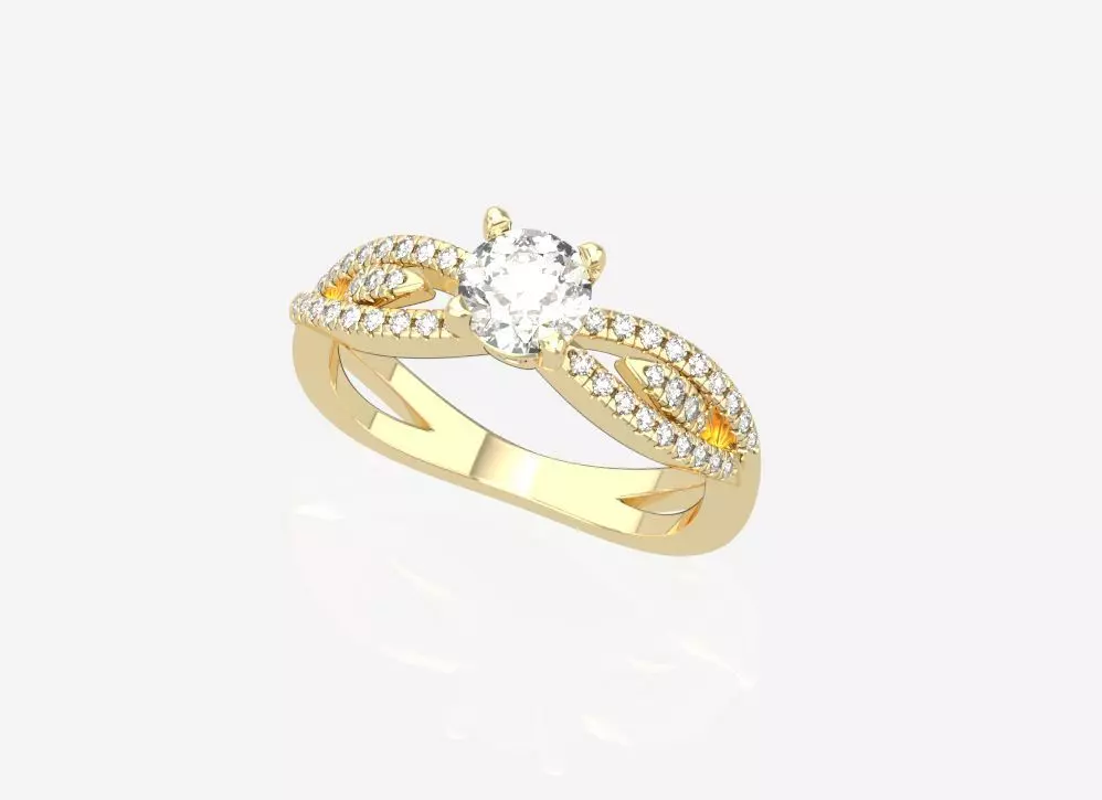gold ring code 15 3D print model