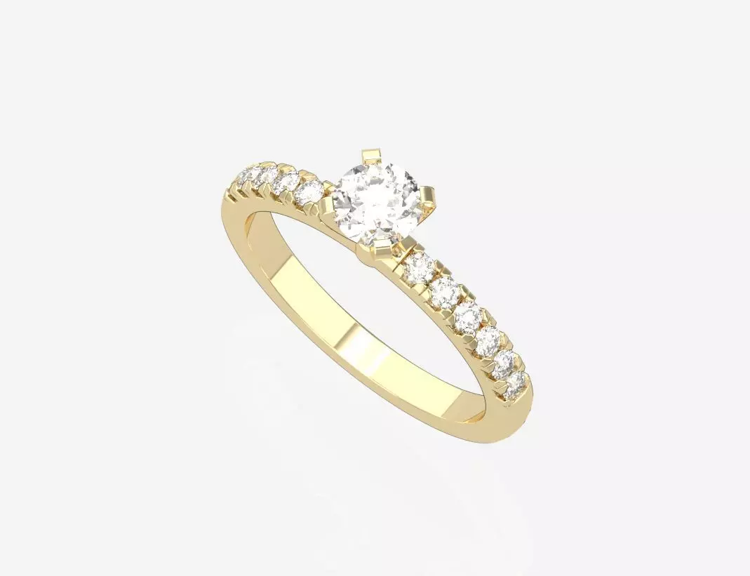 gold ring code 11 3D print model