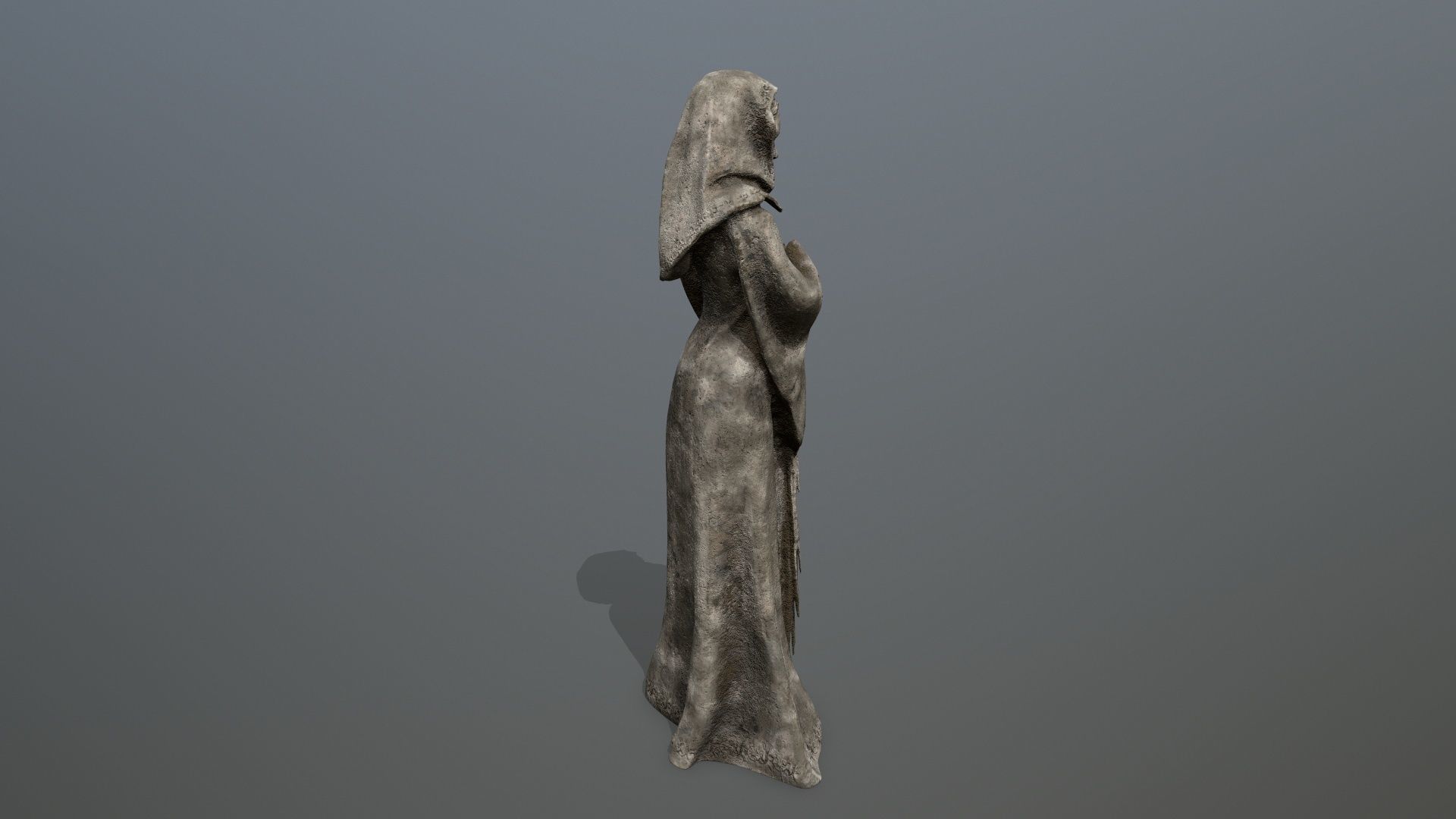 statue Low-poly 3D model_5