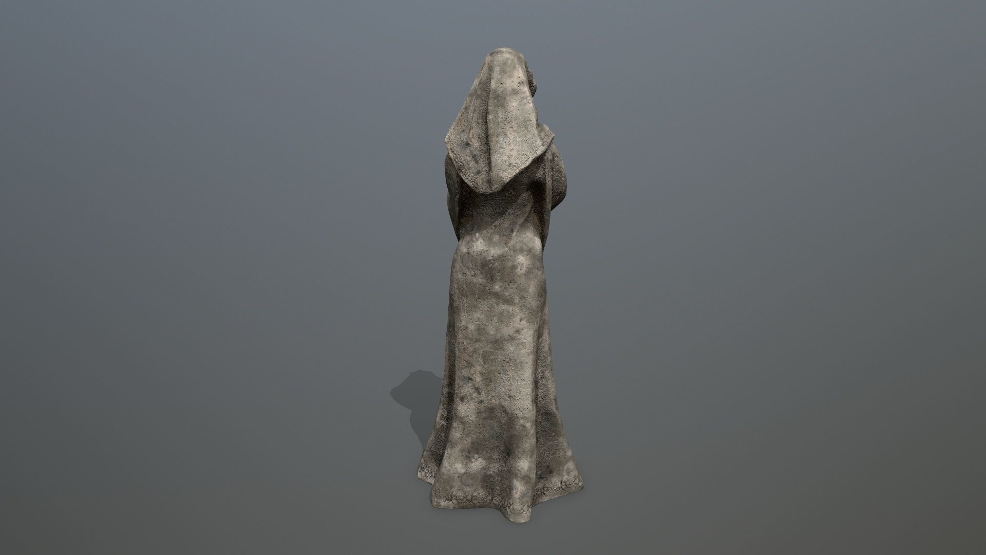 statue Low-poly 3D model_4