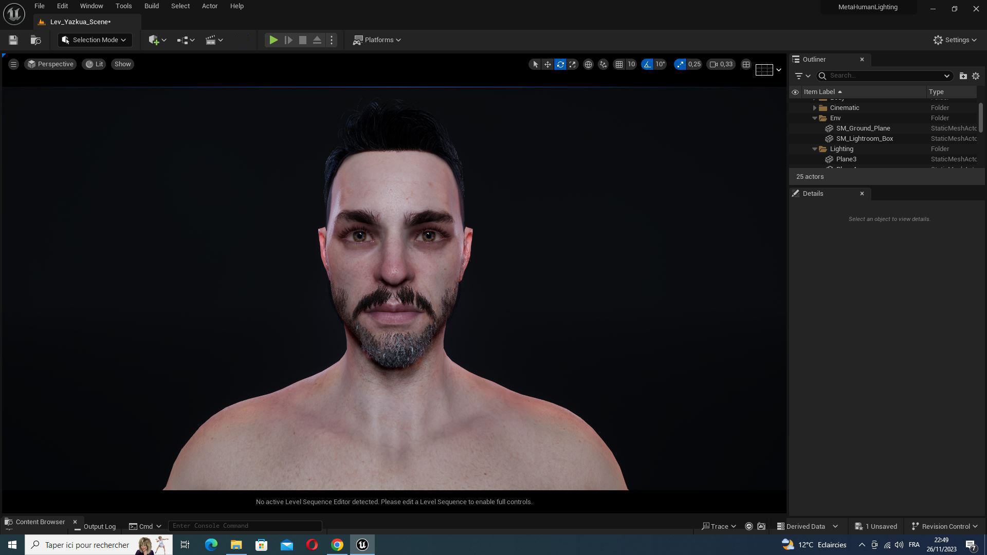 Kiven - Realistic Man Base Mesh 4K x4 Low-poly 3D model_26
