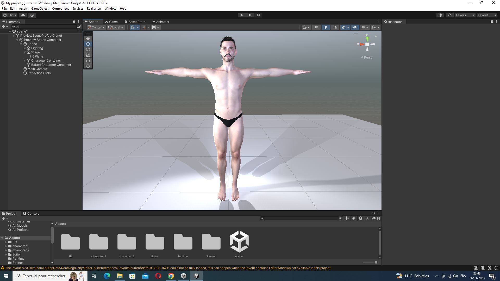 Kiven - Realistic Man Base Mesh 4K x4 Low-poly 3D model_37