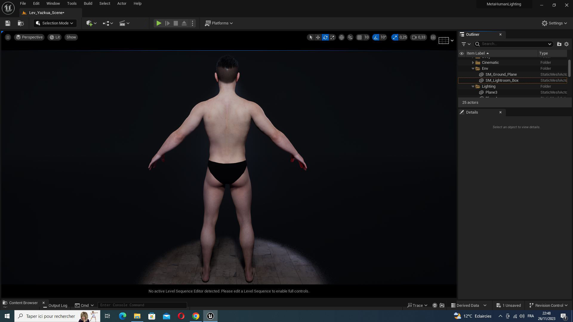 Kiven - Realistic Man Base Mesh 4K x4 Low-poly 3D model_25