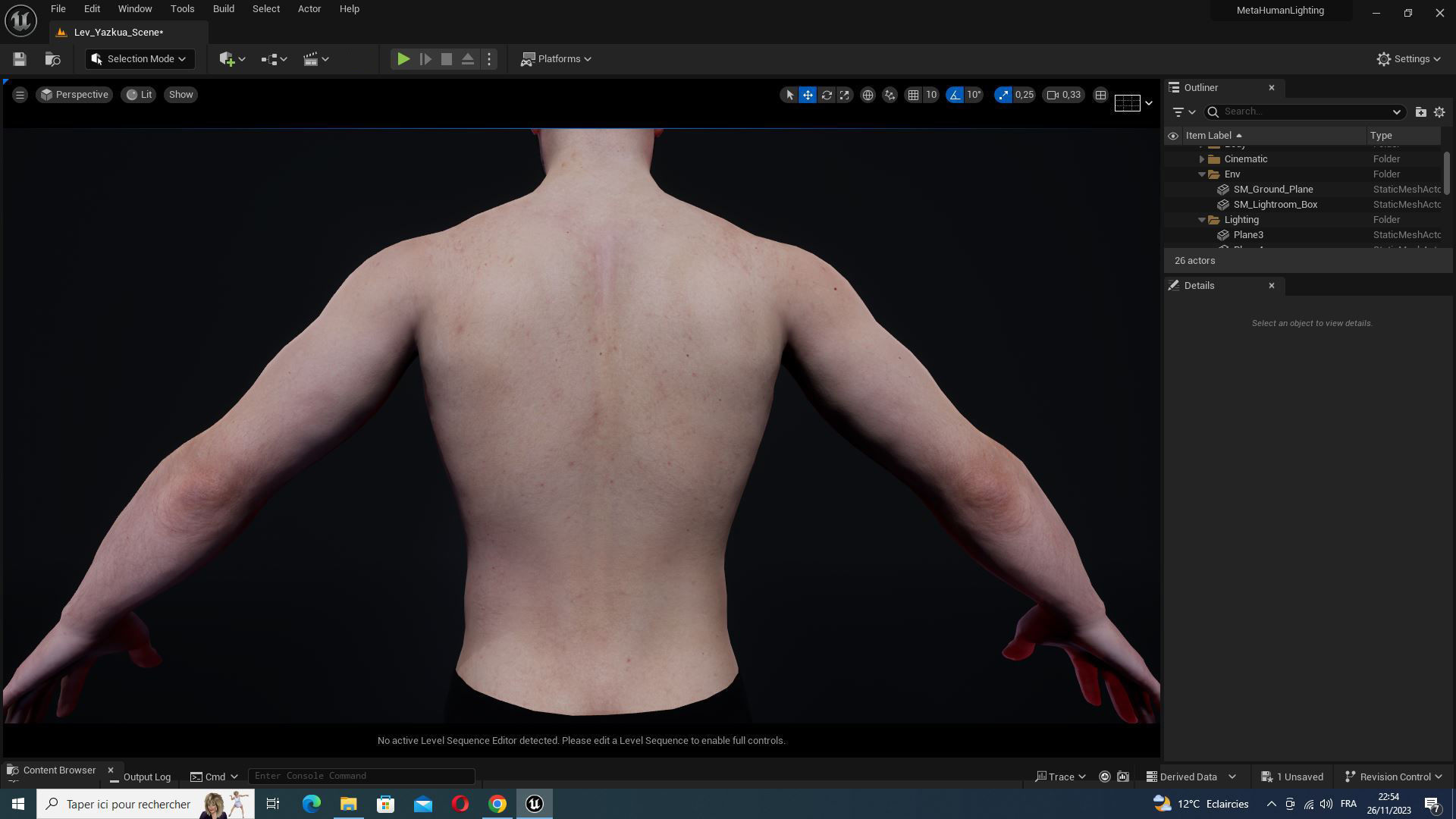 Kiven - Realistic Man Base Mesh 4K x4 Low-poly 3D model_34