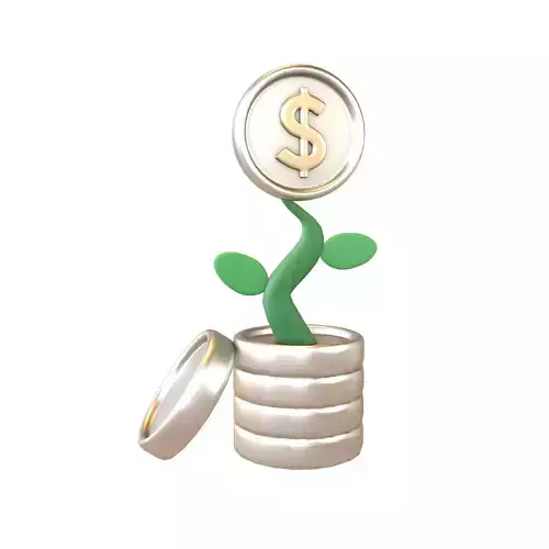 Finance Grown Icon v1 002