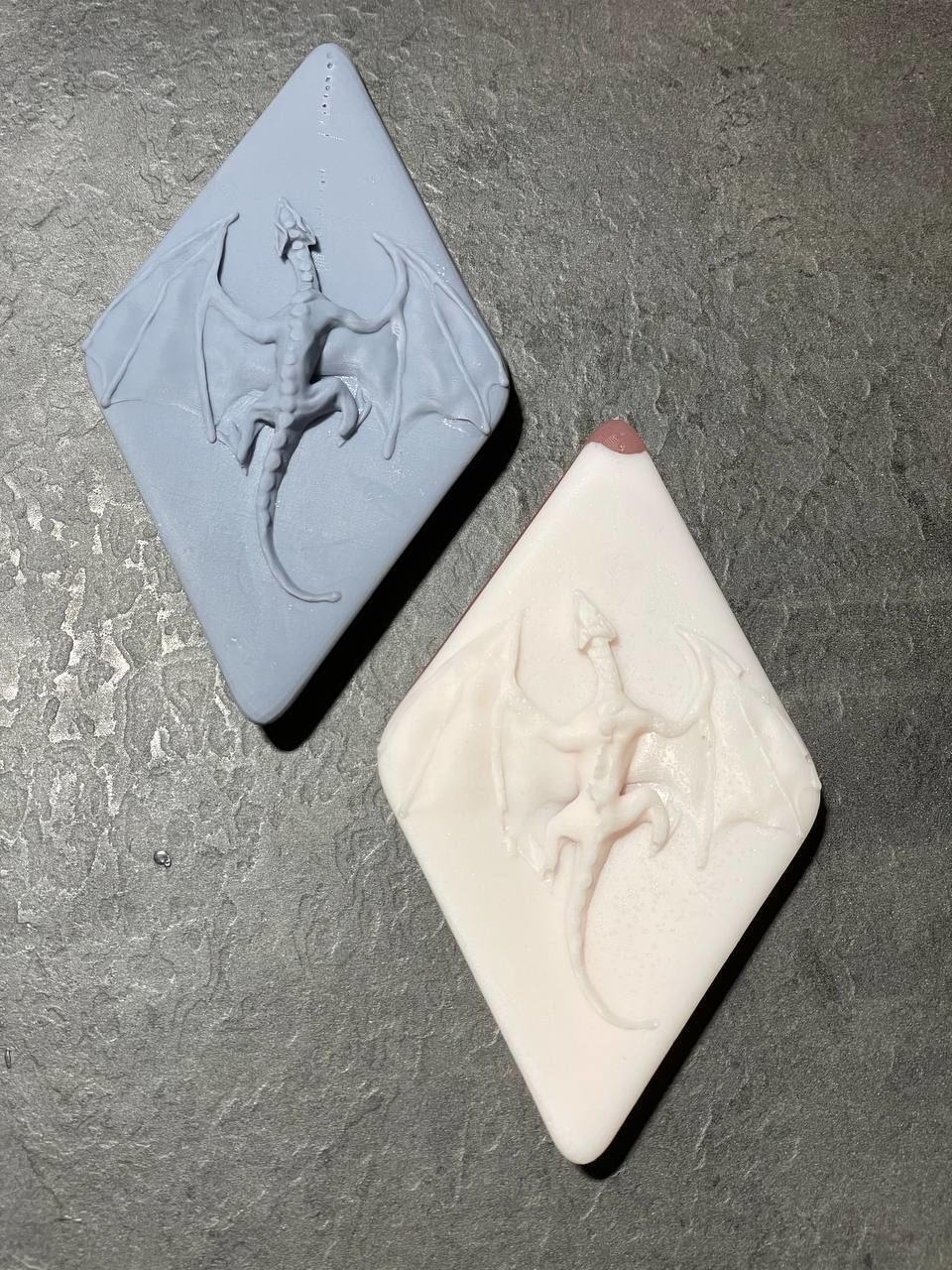 The dragon model for creating mold 3D print model_17