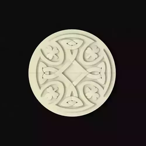 Central decor ornament for furniture