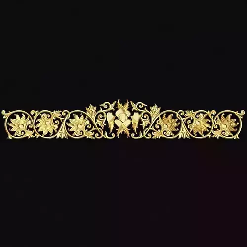 Central decor ornament for furniture