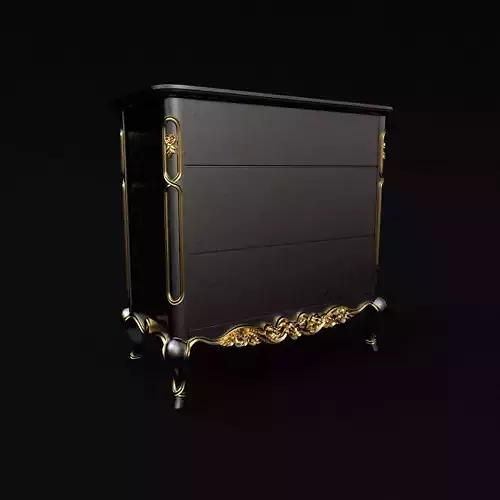 bedside table in the bedroom