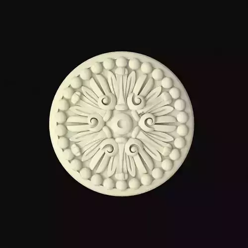 Central decor ornament for furniture