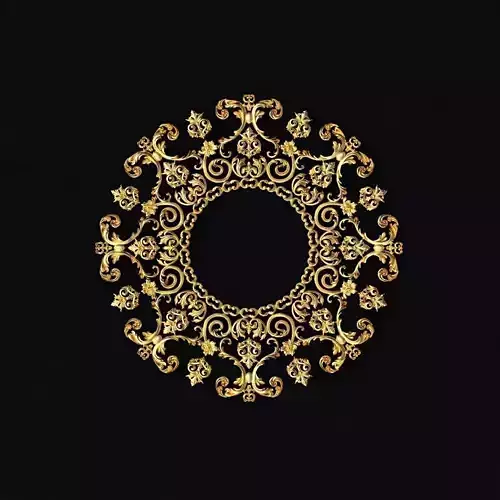 Central decor ornament for furniture