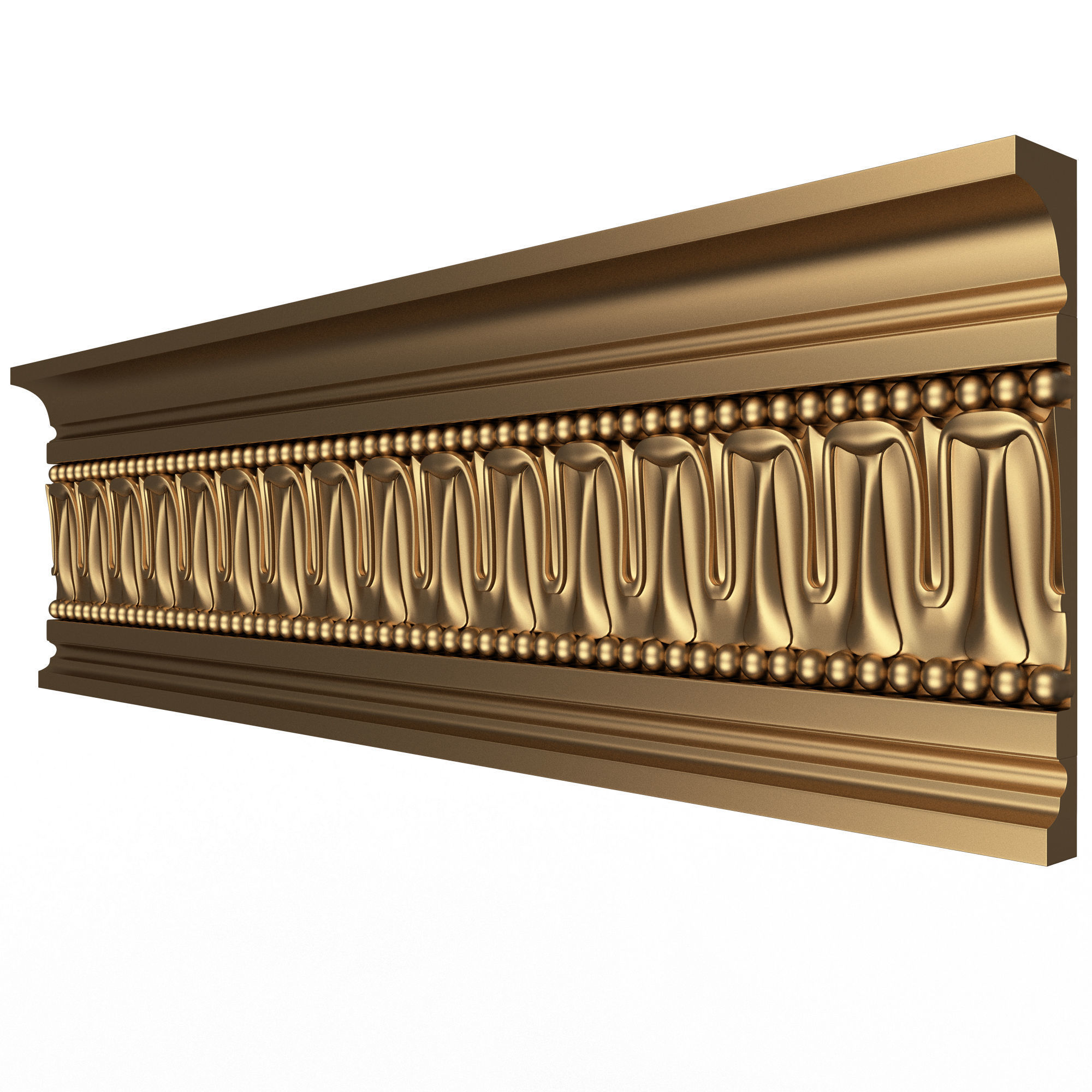 Collection of Cornice Decoration Moldings Low-poly 3D model_28