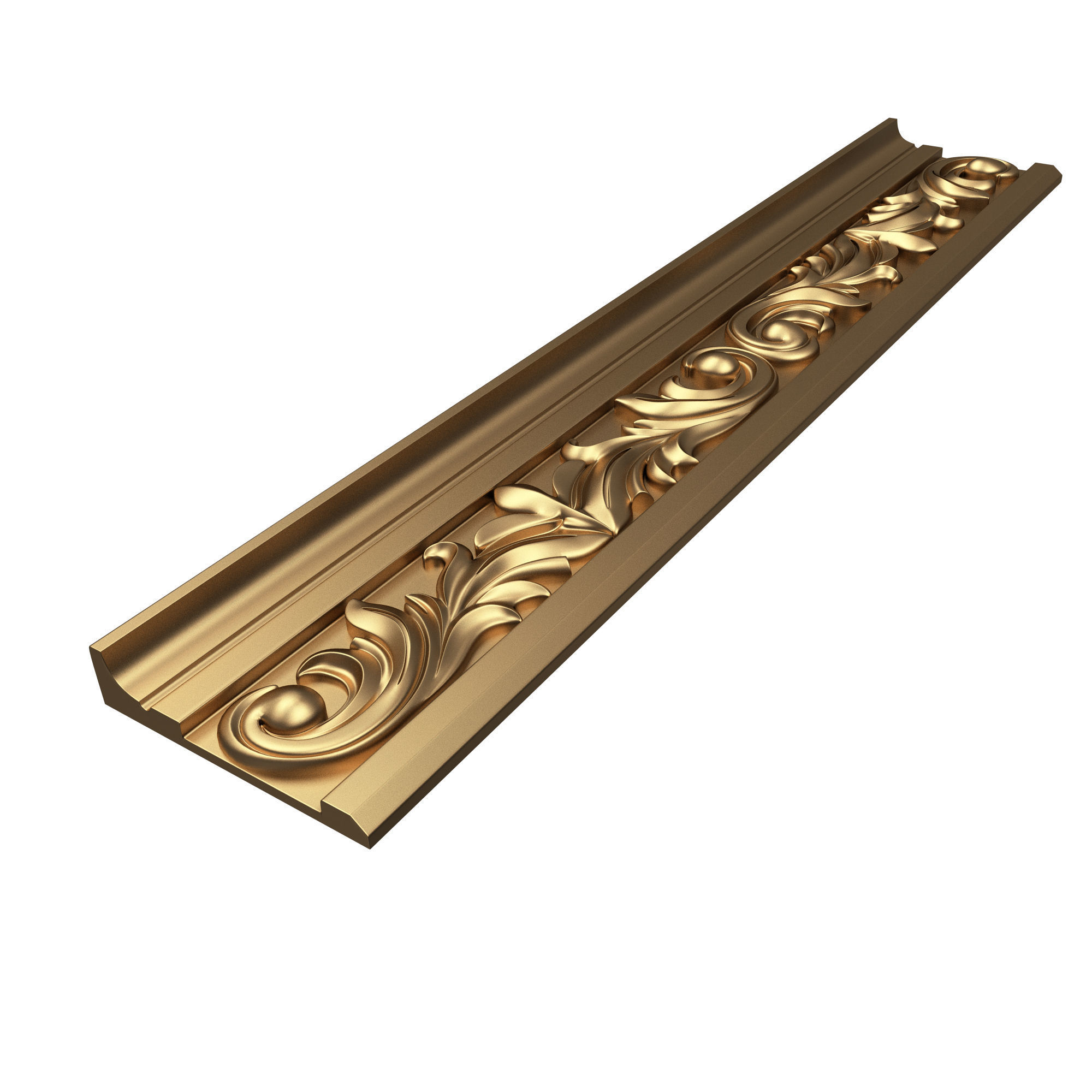 Collection of Cornice Decoration Moldings Low-poly 3D model_37