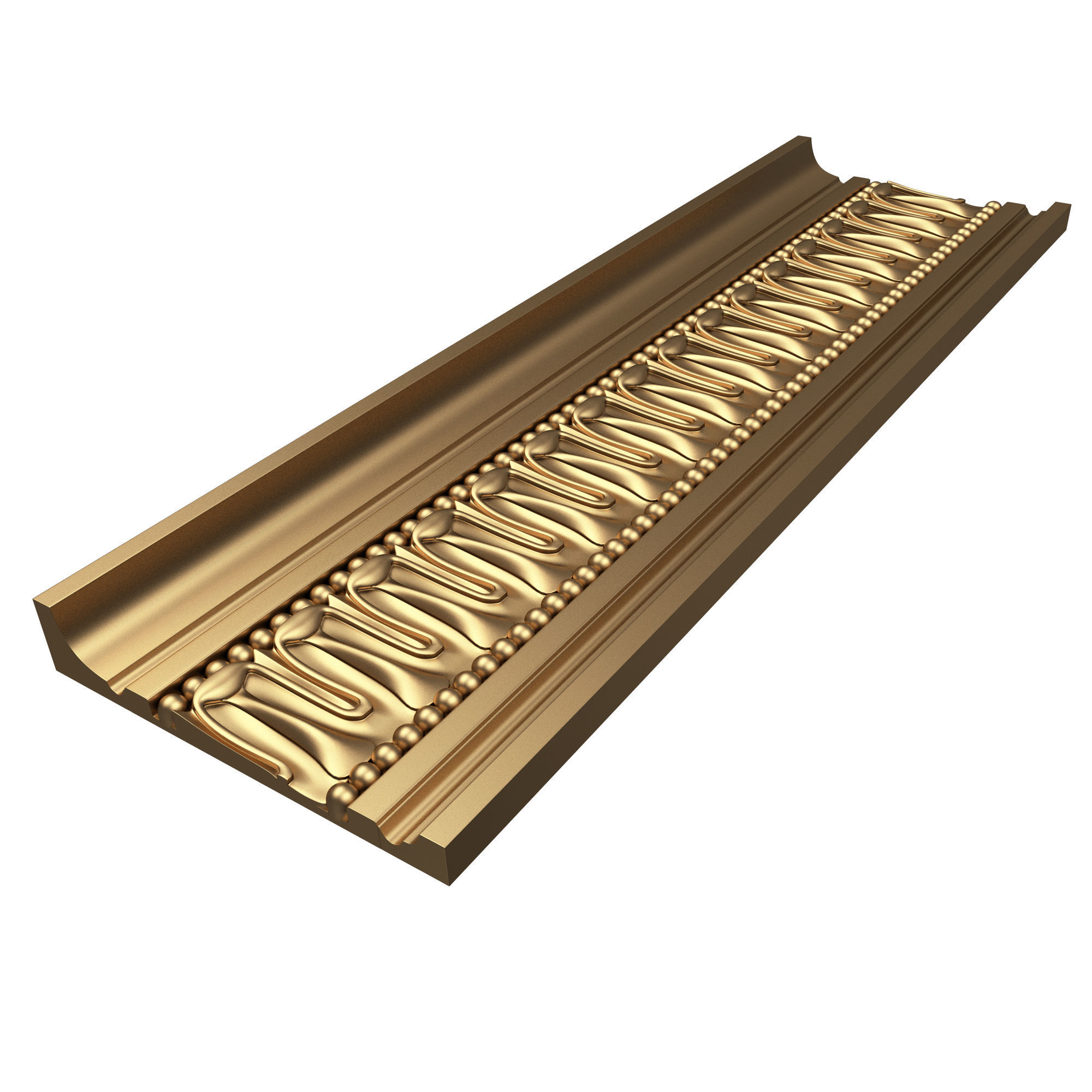 Collection of Cornice Decoration Moldings Low-poly 3D model_30