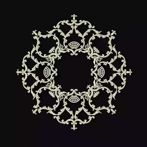 Central decor ornament for furniture