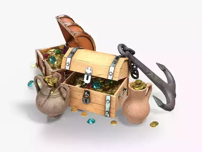 Stylized Pirate Treasure