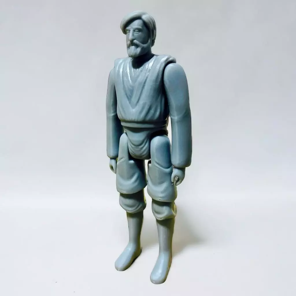 Obi Wan Kenobi Star Wars vintage toy kenner 3D print model