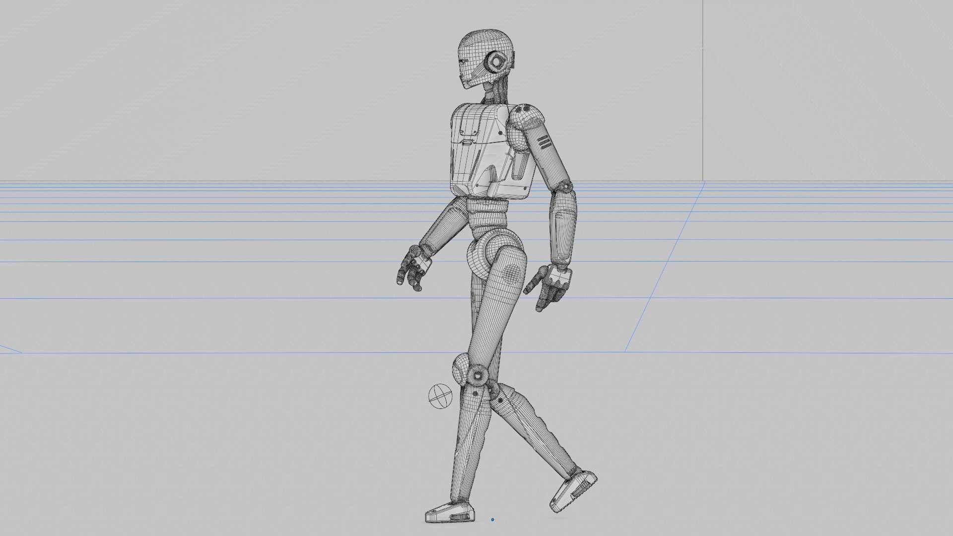 ANDROID JUNO-B  Rigged for Unreal Engine - Unity - MIXAMO  3D model_43