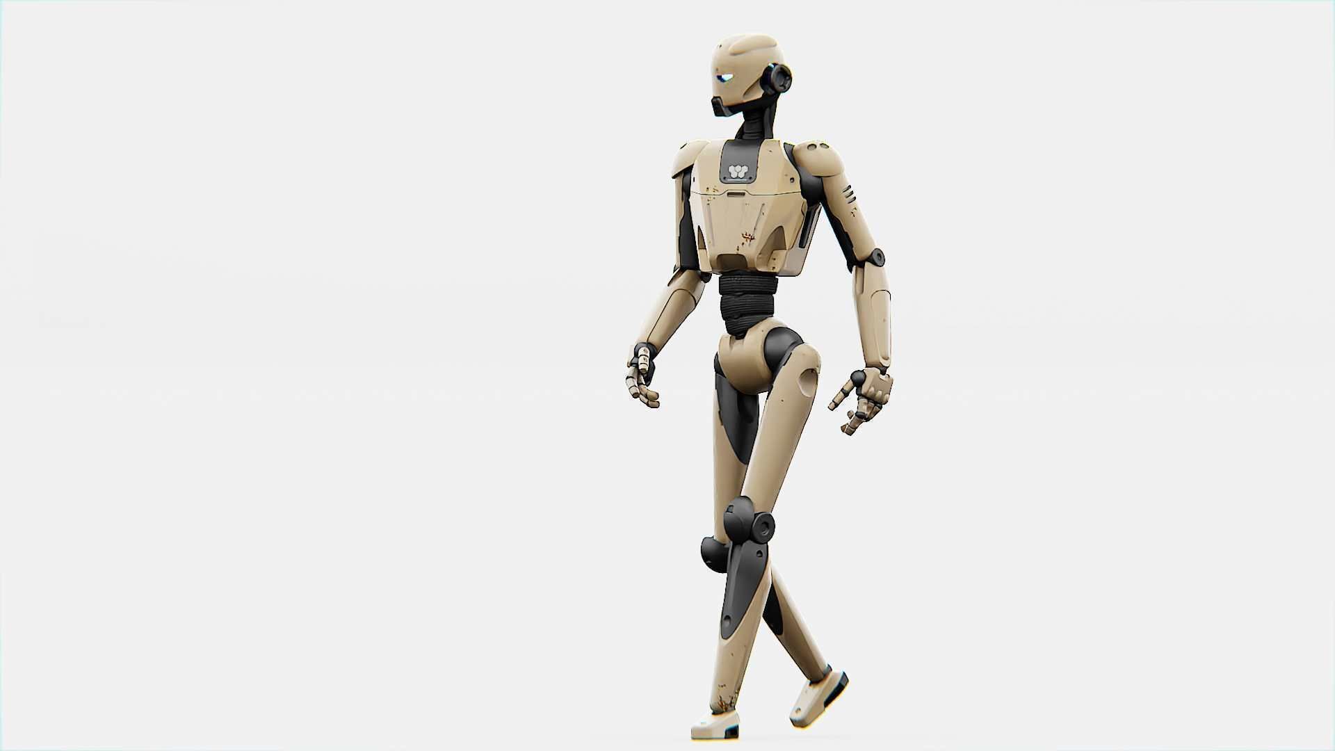 ANDROID JUNO-B  Rigged for Unreal Engine - Unity - MIXAMO  3D model_24