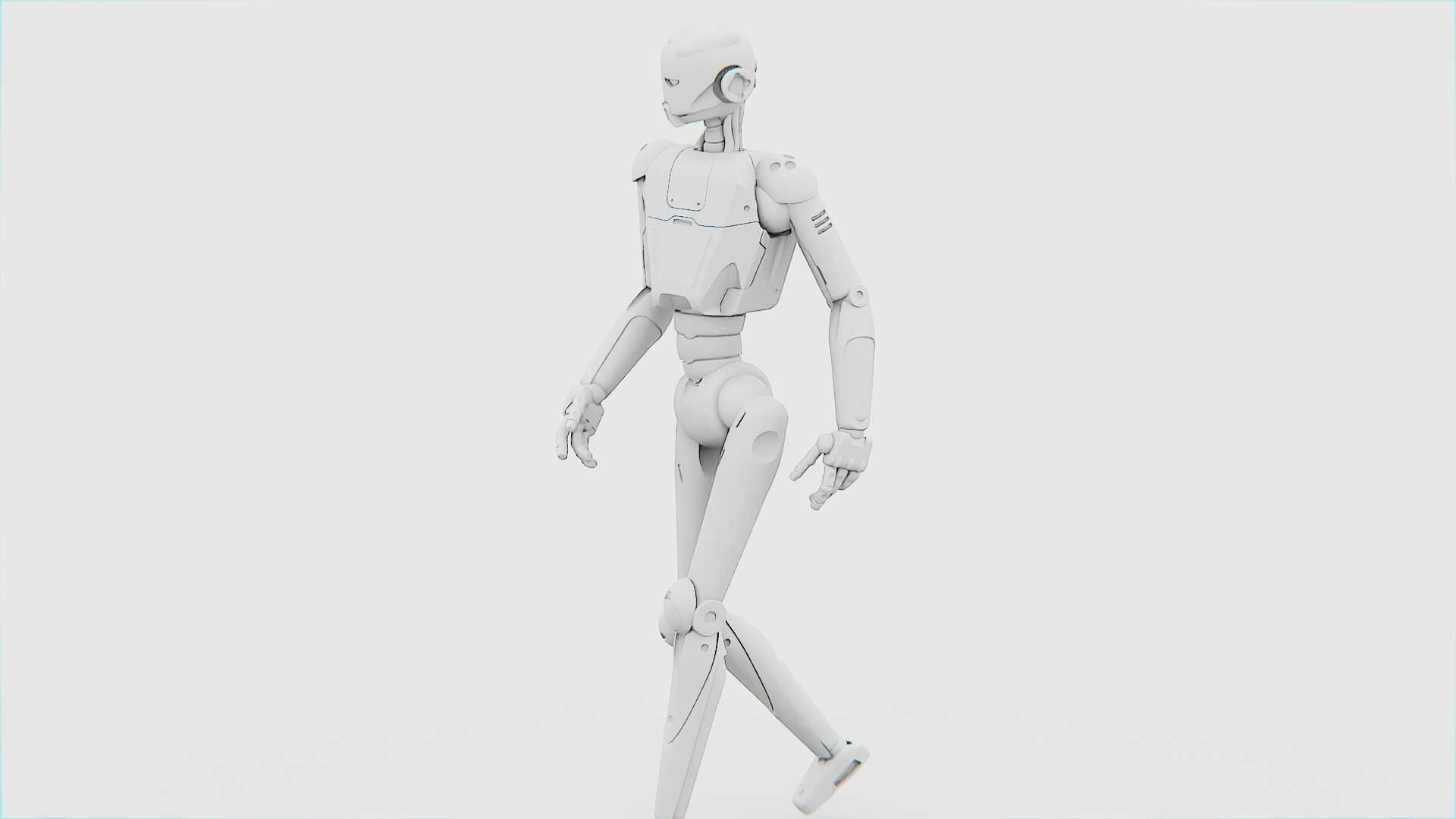 ANDROID JUNO-B  Rigged for Unreal Engine - Unity - MIXAMO  3D model_36