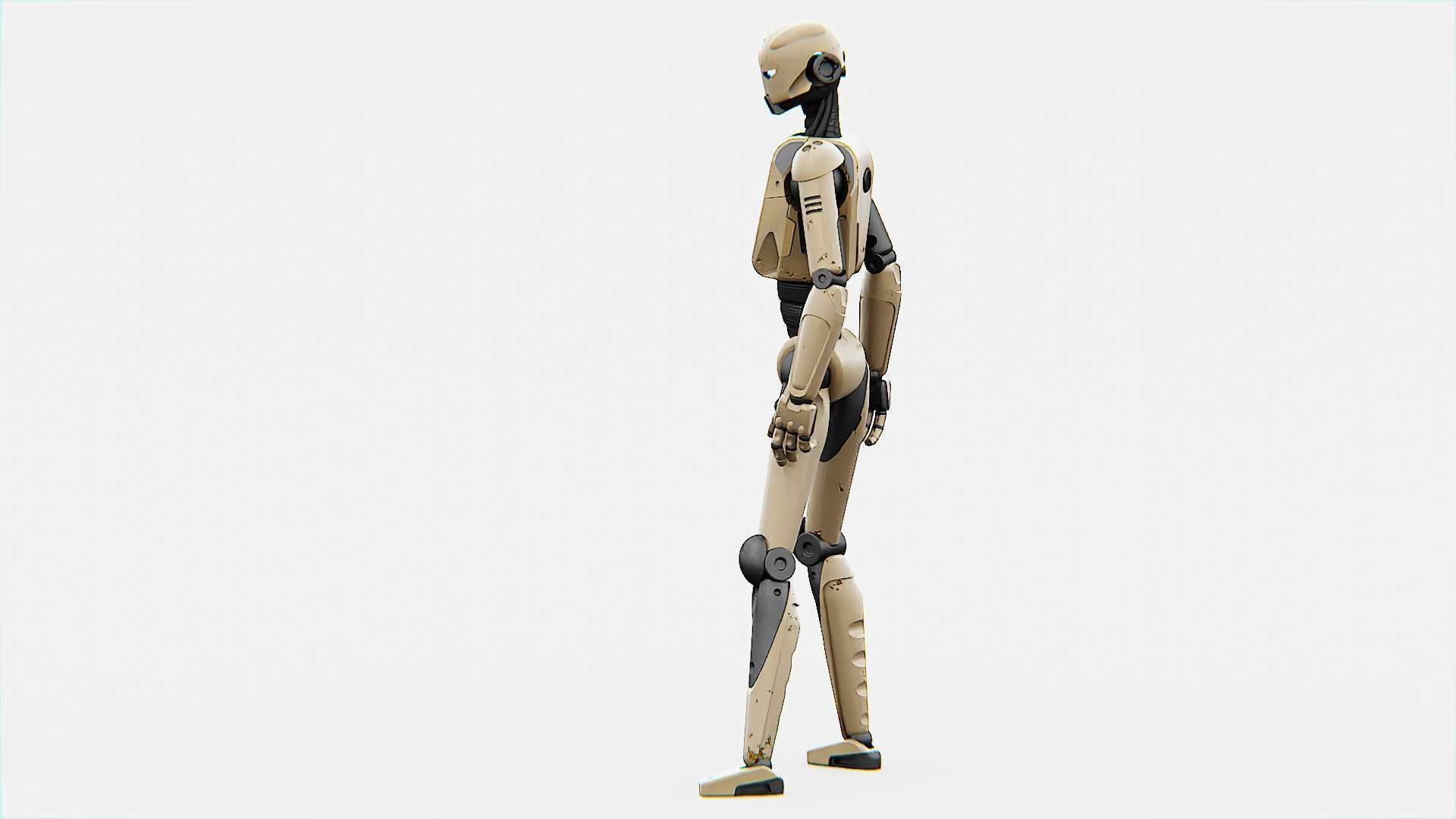 ANDROID JUNO-B  Rigged for Unreal Engine - Unity - MIXAMO  3D model_6