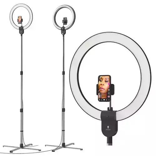 Minerva Beauty Aura LED ring light for social media