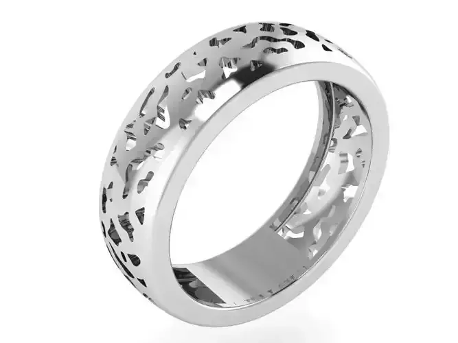 Engraving Band Ring 0068
