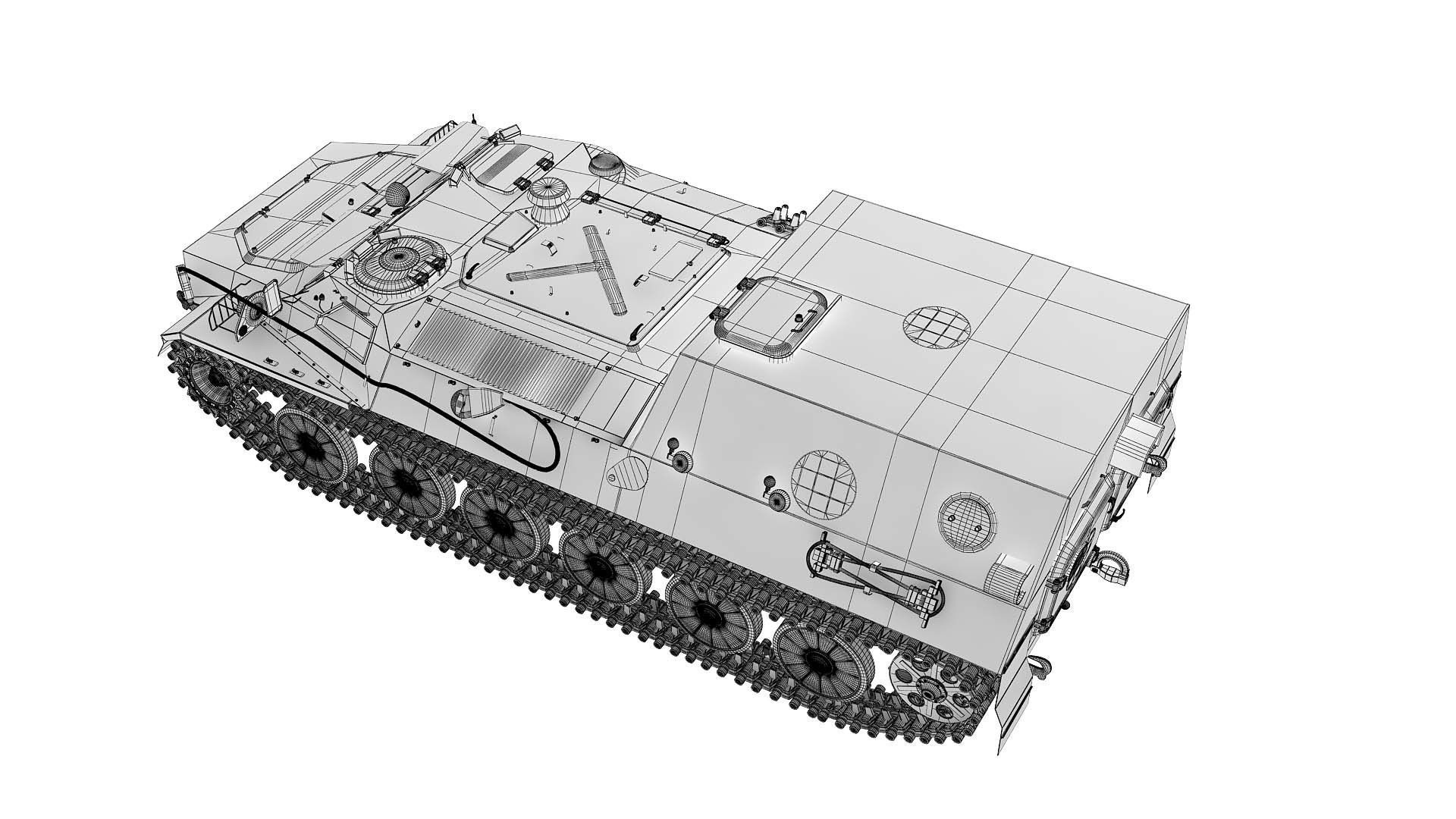 Mtlb ambulance 3D model_9