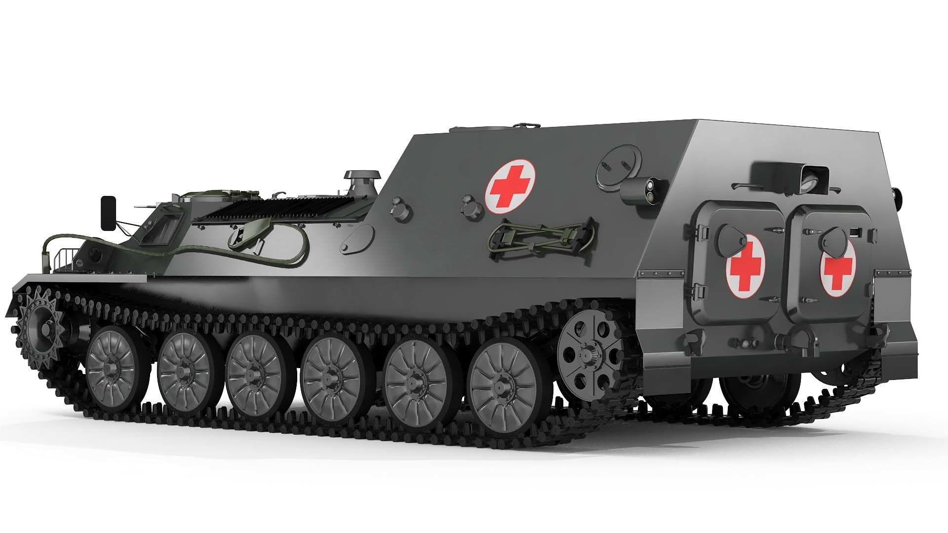Mtlb ambulance 3D model_4