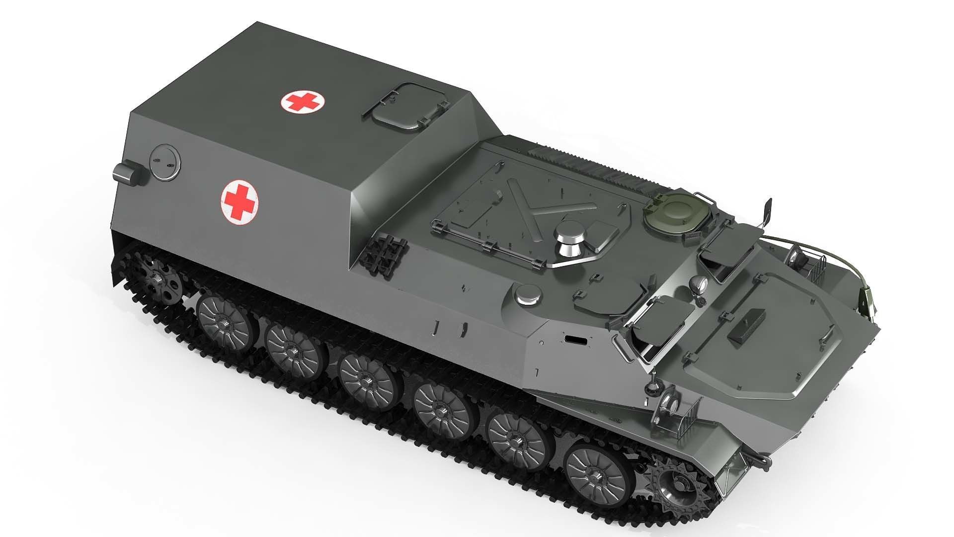 Mtlb ambulance 3D model_8