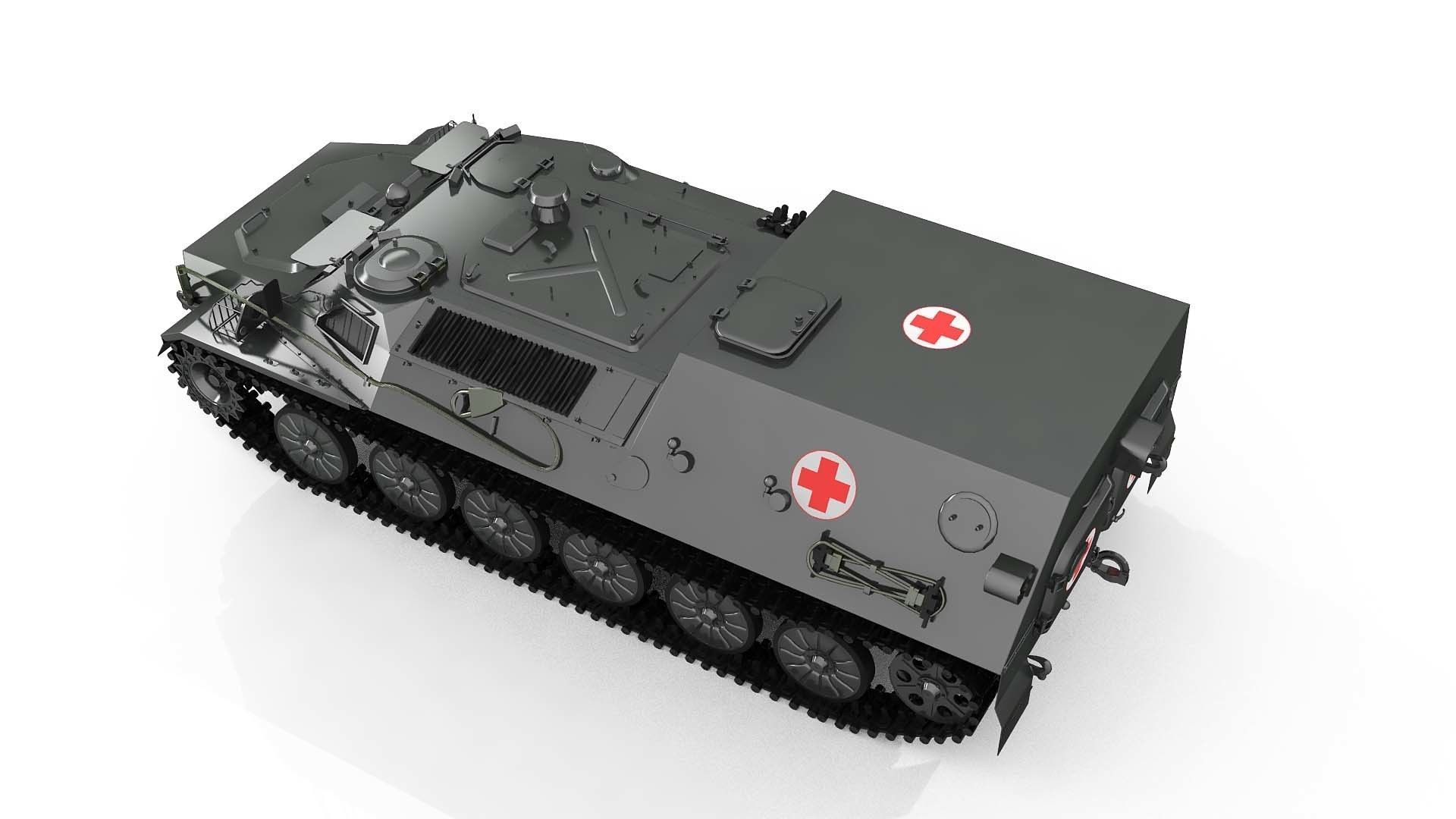 Mtlb ambulance 3D model_10