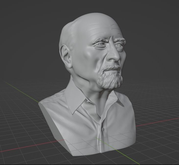 Irvin D Yalom 3D print model_11