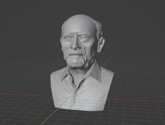 Irvin D Yalom 3D print model_1