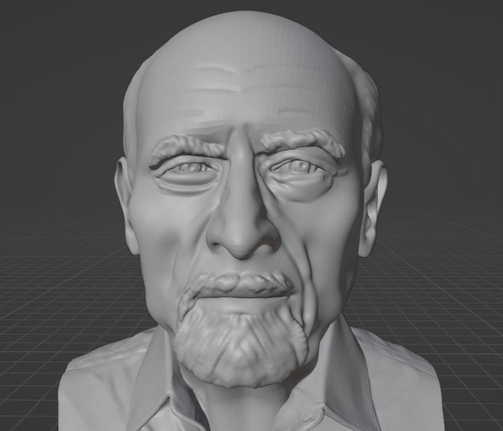 Irvin D Yalom 3D print model_8