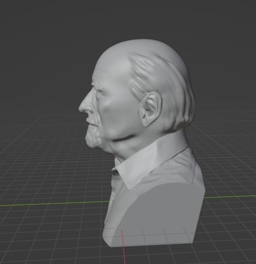 Irvin D Yalom 3D print model_9