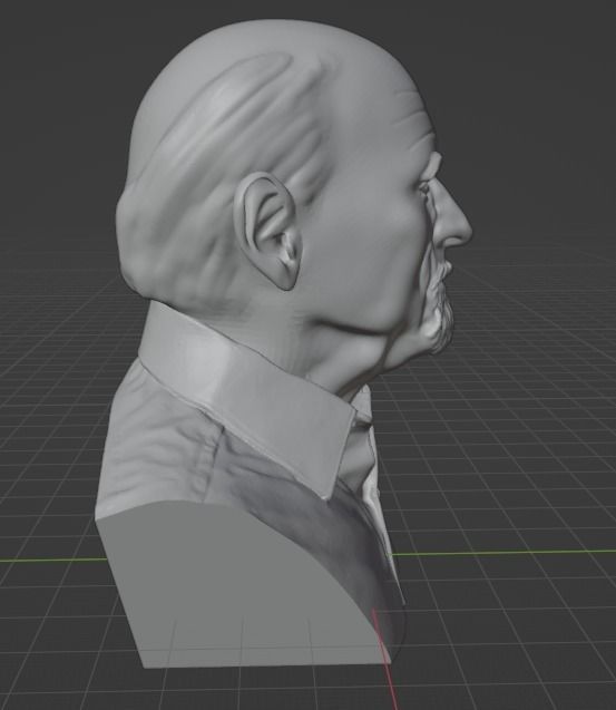 Irvin D Yalom 3D print model_10