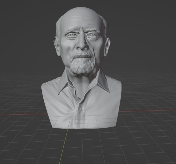 Irvin D Yalom 3D print model_7