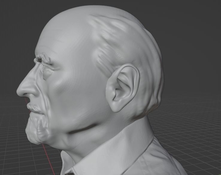 Irvin D Yalom 3D print model_15