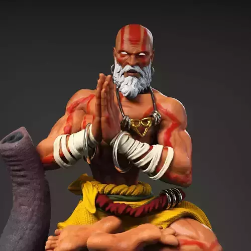 Dhalsim Street Fighter 6 3D Print Model STL 3D print model 3D print model