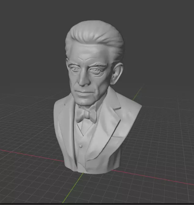 Jacques Lacan 3D print model_3